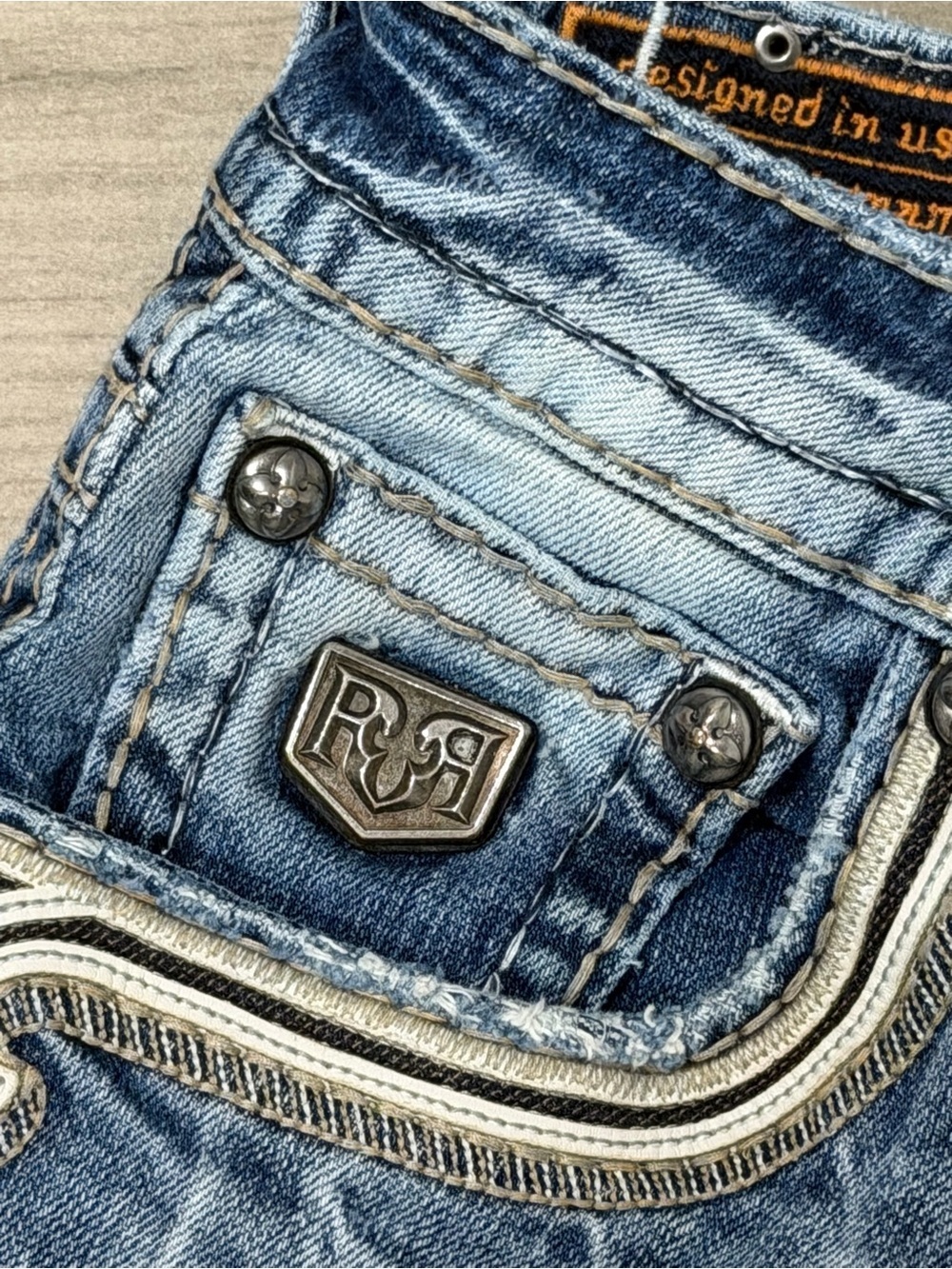 Rock Revival Searlas Slim Boot Jeans Size 30” - Picture 6 of 10